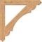 Ekena Millwork Olympic Arts & Crafts Smooth Bracket, Western Red Cedar, 5 1/2"W x 48"D x 48"H BKT06X48X48OLY03SWR - alternate 4